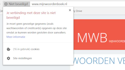 Duidelijkere waarschuwing voor sites zonder https in Chrome
