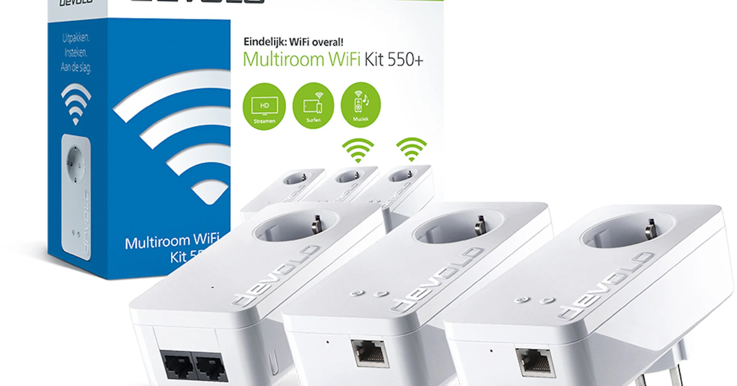 Overal wifi dankzij devolo Powerline