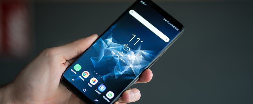 'Verkoop Samsung Galaxy S9 valt sterk tegen'