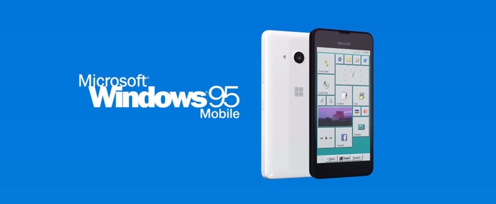 Deze Windows 95-smartphone bestaat helaas niet echt
