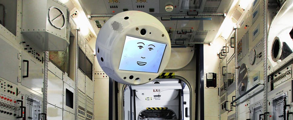 Eerste ruimtemissie voor zwevend robothulpje CIMON 