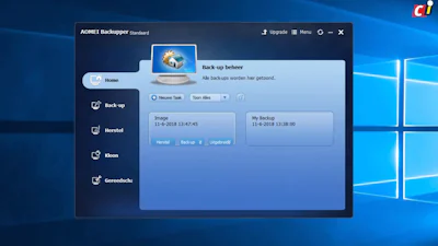 Back-uppen met AOMEI Backupper