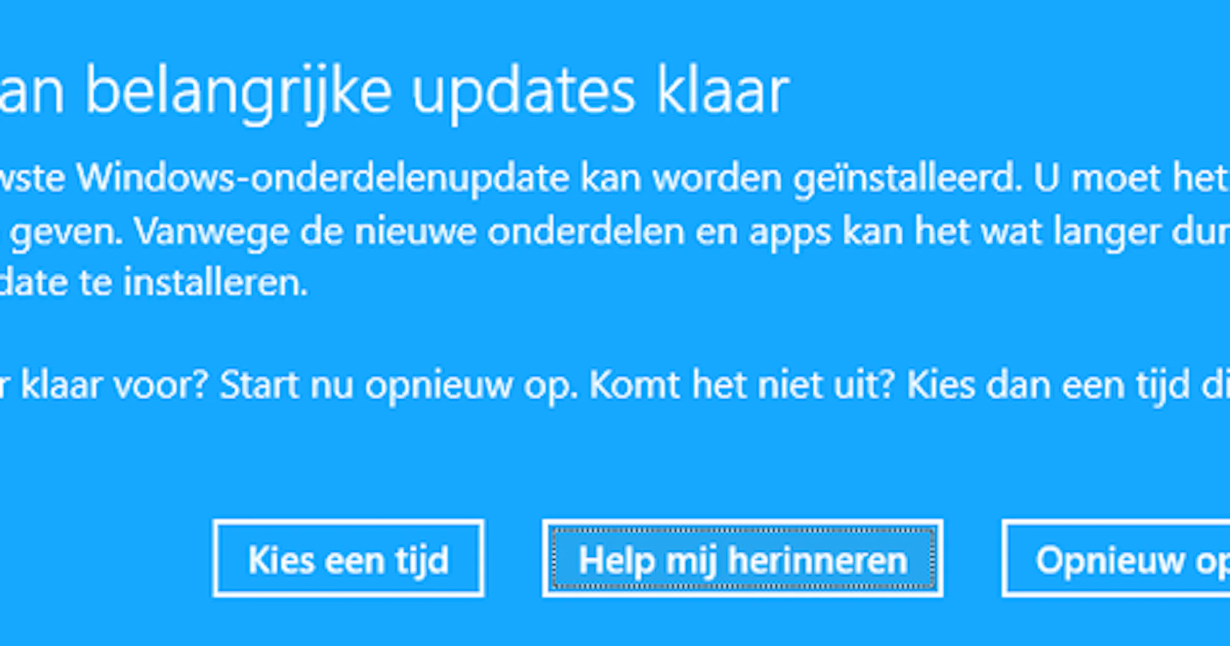 AI van Microsoft bepaalt wanneer je Windows-updates krijgt