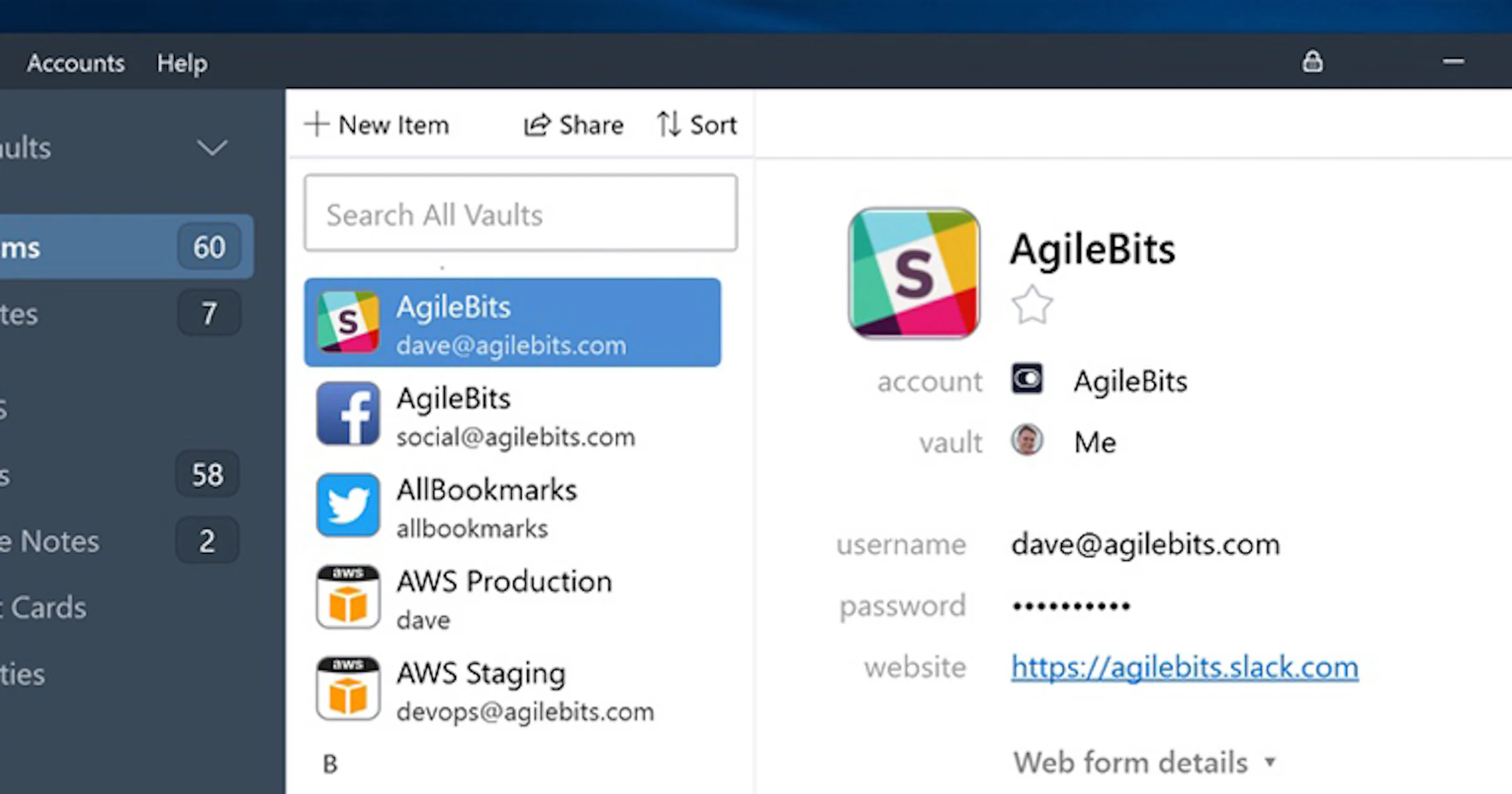 Veel nieuwe functies voor Windows-versie 1Password
