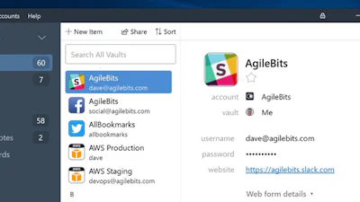 Veel nieuwe functies voor Windows-versie 1Password