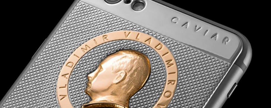 iPhone met gouden Poetin op achterkant: 'Putinphone'