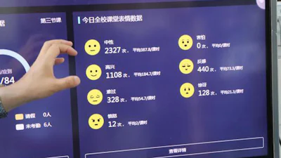 Gezichtsherkenning op Chinese scholen betrapt luie studenten