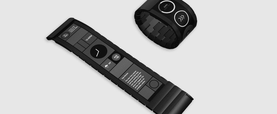 Slimme armband Wove buigt touchscreen om je pols
