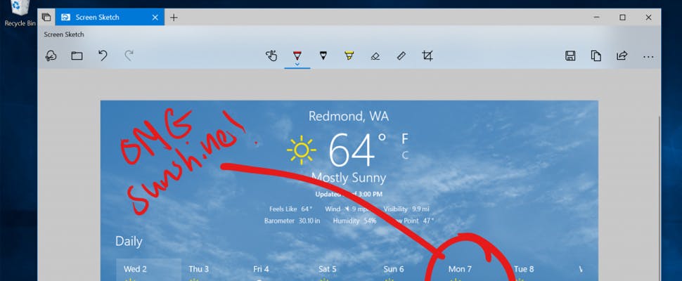 Printscreen-toets krijgt nieuwe functies in Windows 10
