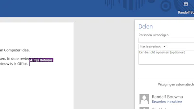 Samenwerken aan documenten in Office 2016