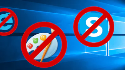'Windows 10 Lean mist Internet Explorer en meer'