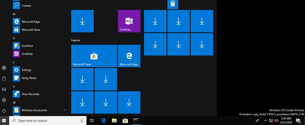 Afgeslankte Windows 10 Lean duikt op