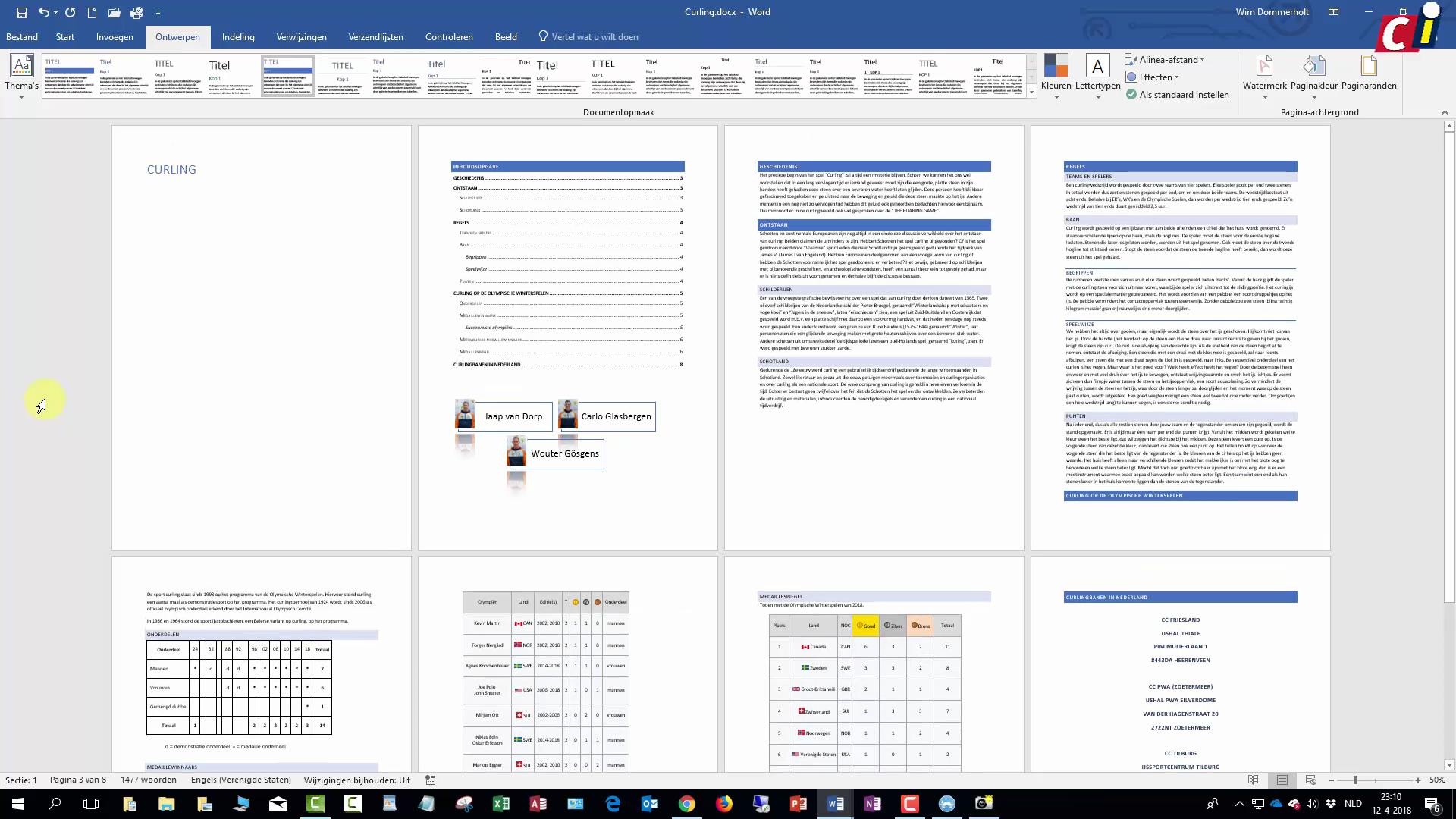 Word 2016: Thema’s gebruiken