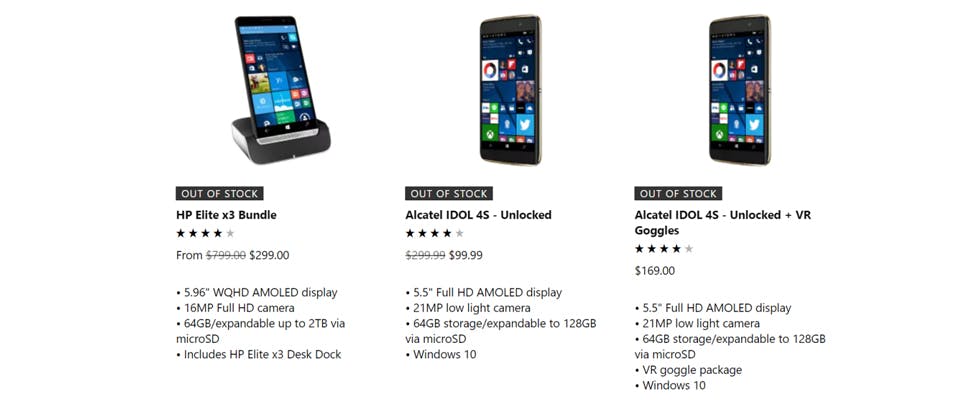 Microsoft is door Windows Phone-voorraad heen