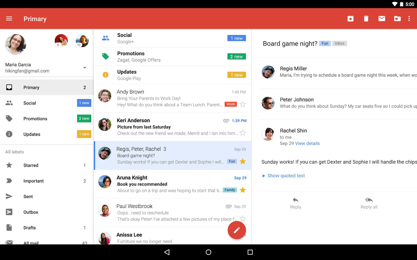 Gmail-app voor Android krijgt afmeld-functie voor nieuwsbrieven