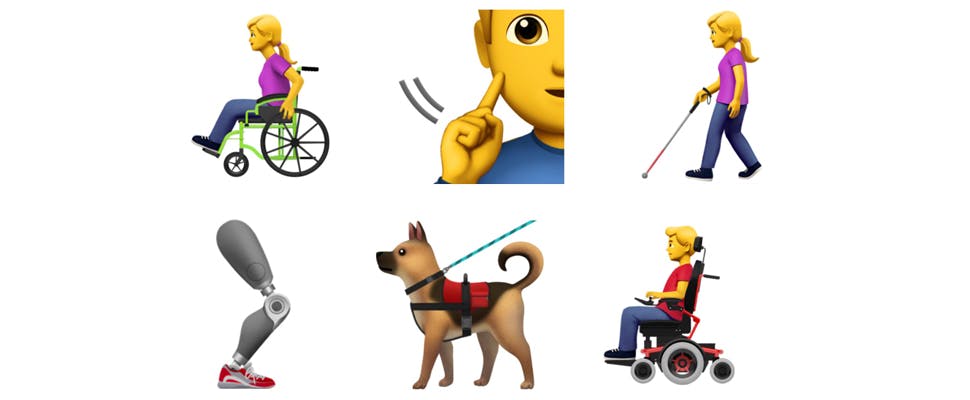 Apple wil emoji voor mensen met beperking