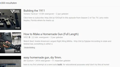 Google weert geweren van YouTube