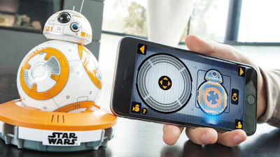 Rollende BB-8 droid uit Star Wars met app te besturen