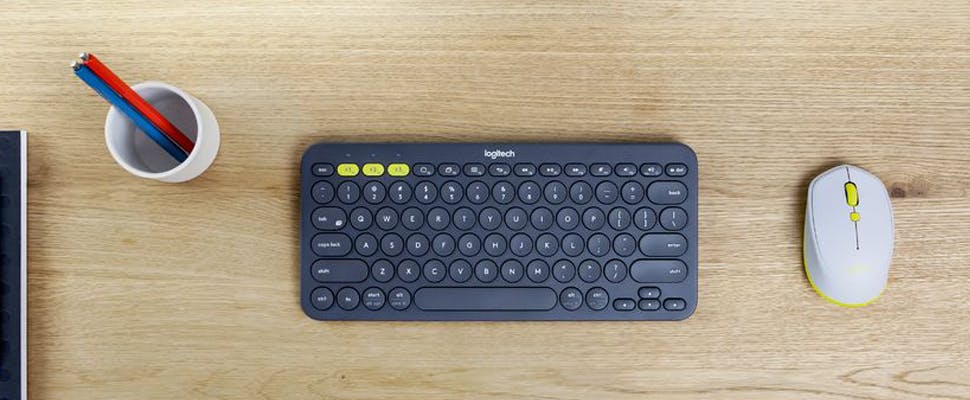 Logitech K380-toetsenbord te verbinden aan drie apparaten tegelijk