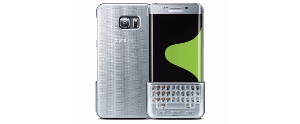 Samsung geeft S6 Edge+ via case een fysiek toetsenbord