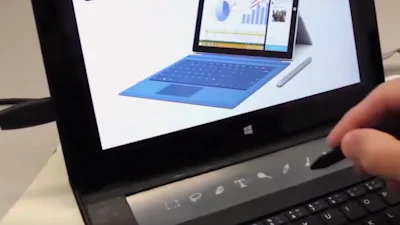 Microsoft toont e-ink display in toetsenbord