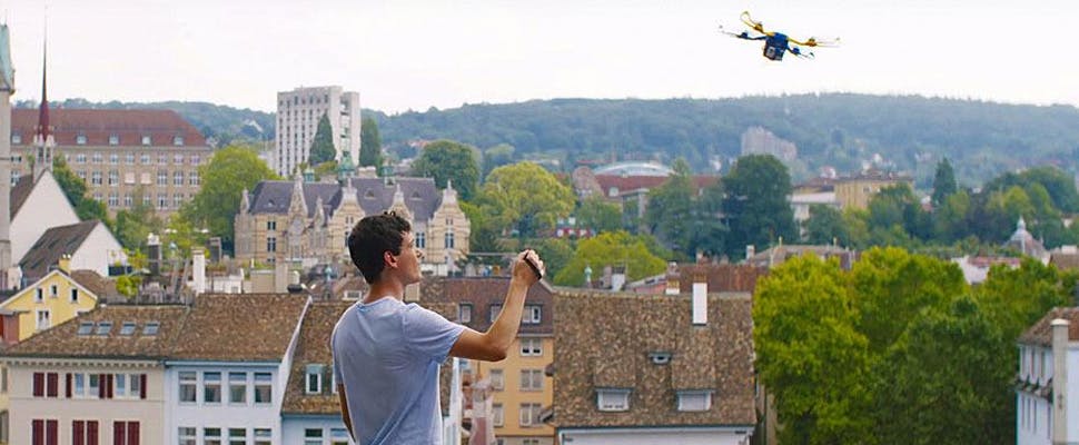 Even m'n drone uitlaten