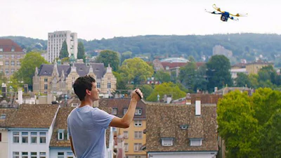 Even m'n drone uitlaten