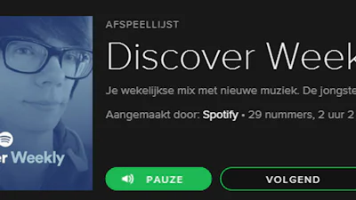 Aan de slag met Spotify's wekelijks wisselende playlists