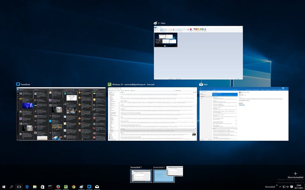 Overstap naar Windows 10 goed verlopen
