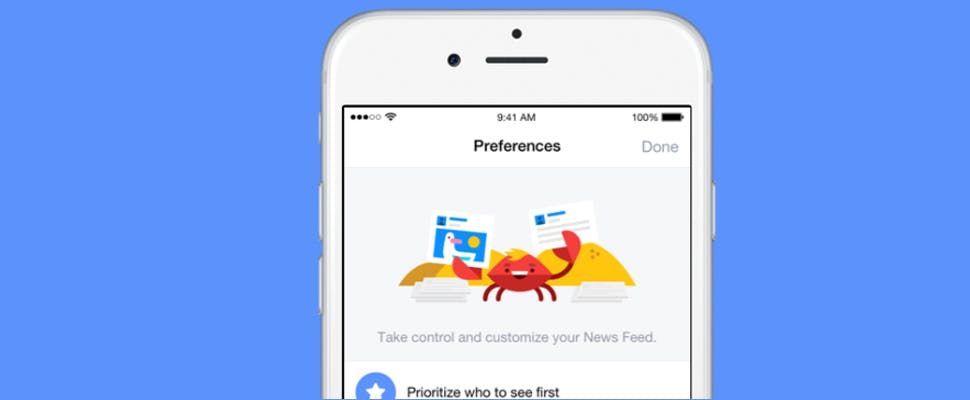 Facebook geeft meer invloed op volgorde nieuwsoverzicht