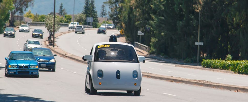Zelfrijdende auto's van Google nu op openbare weg