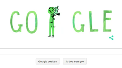 Vaderdag geëerd door Google