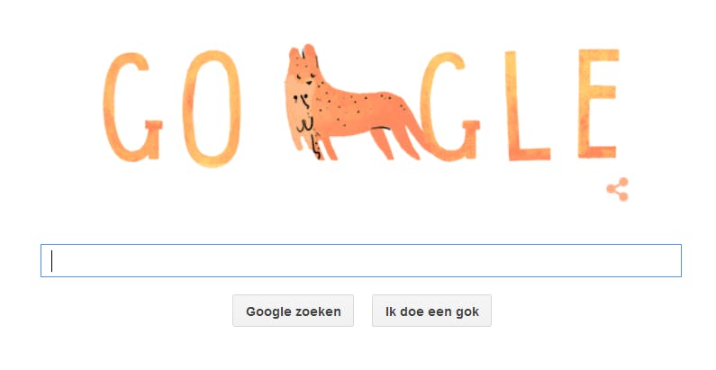 Fijne Moederdag 2015 gewenst door Google