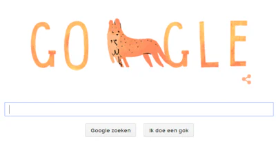 Fijne Moederdag 2015 gewenst door Google