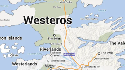 De Game of Thrones-wereld in Google Maps