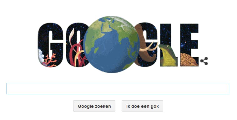 Quiz voor de dag van de Aarde, van Google