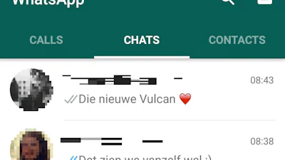 WhatsApp vernieuwt uiterlijk Android-app