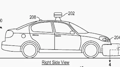 Wellicht airbag aan buitenkant zelfrijdende auto