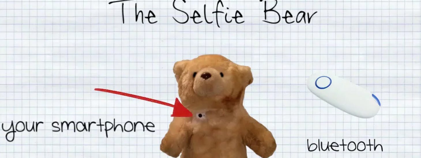 Selfie Bear is een actiecamera voor je baby