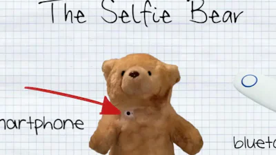 Selfie Bear is een actiecamera voor je baby