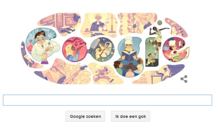 Internationale Vrouwendag in het zonnetje bij Google