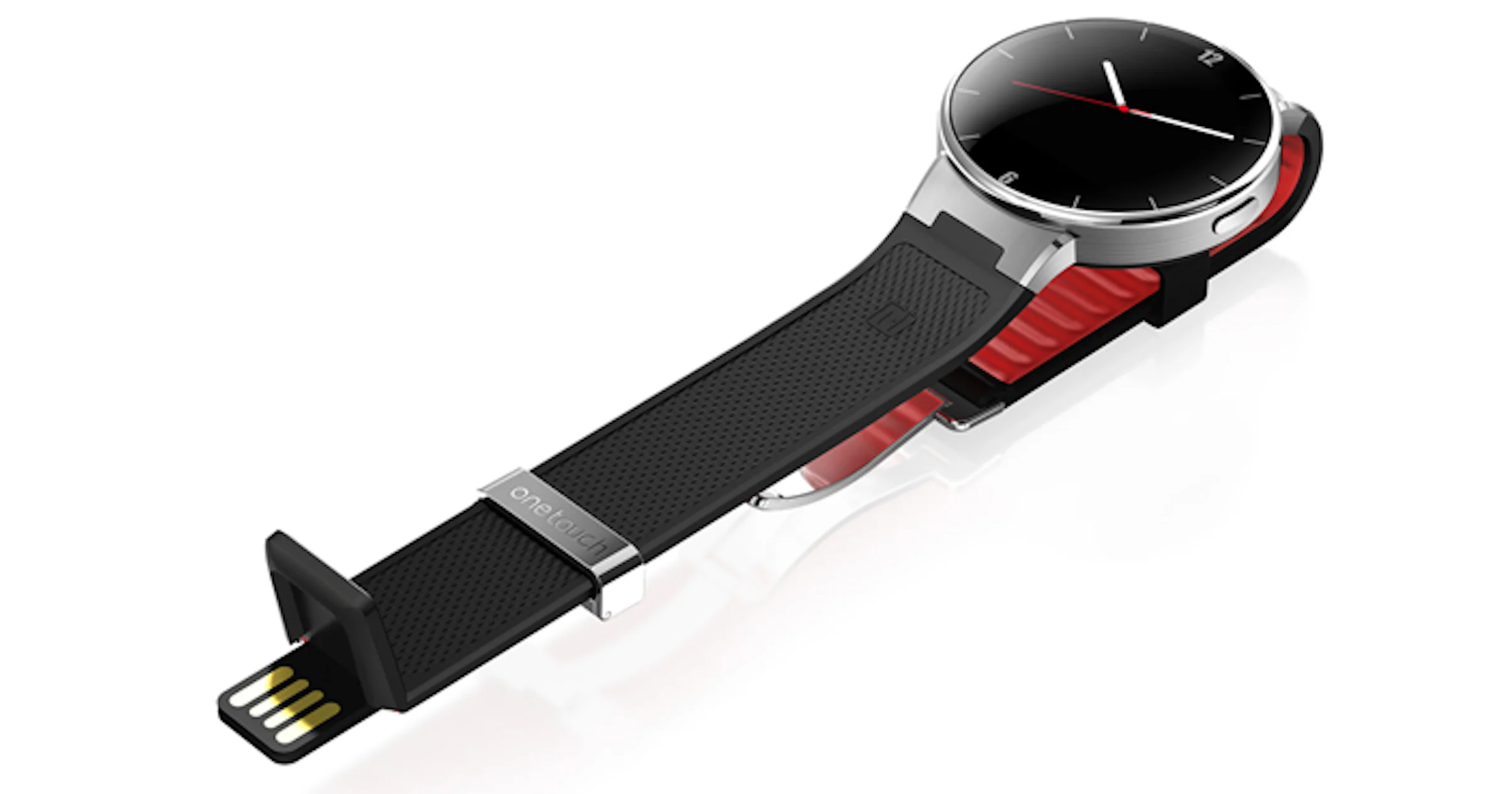 Alcatel OneTouch-smartwatch heeft usb-oplader in bandje