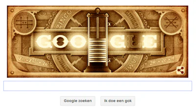 270e verjaardag van Alessandro Volta gevierd door Google