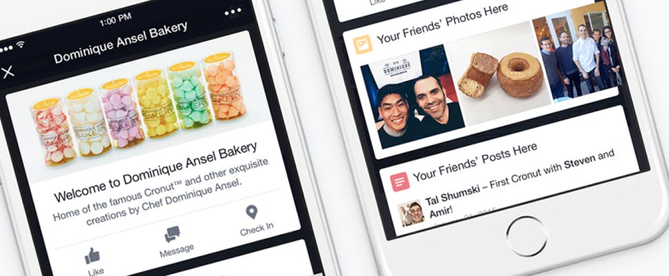 Facebook gaat je informeren over plaatsen in je buurt
