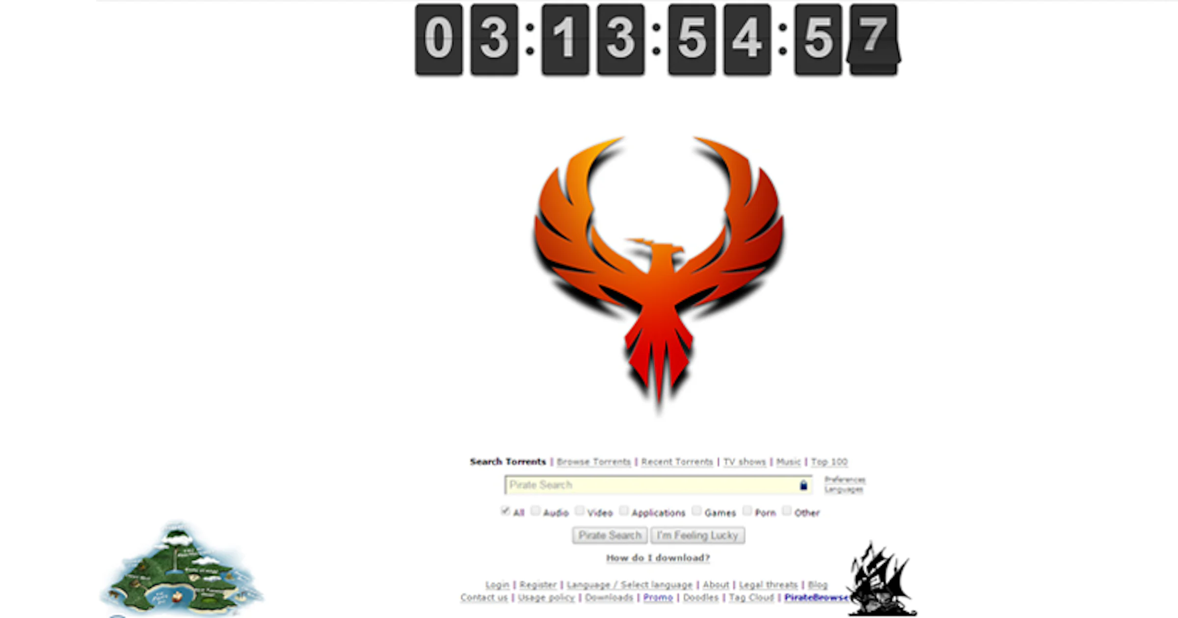 'The Pirate Bay vanaf zondag weer online'