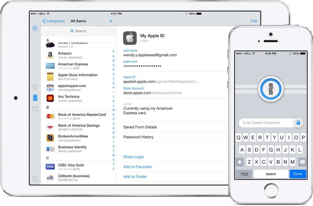 1Password voegt 'leuke' beveiliging toe aan iOS-app