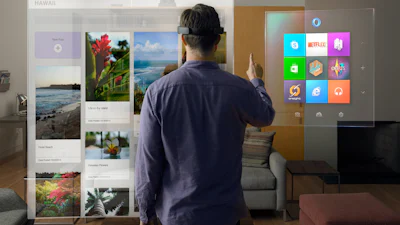 Microsoft onthult Google Glass/Oculus Rift-concurrent HoloLens