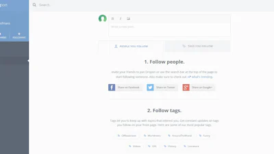 Dropon: Wéér een privacyvriendelijk sociaal netwerk