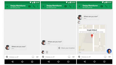 Deel snel je locatie met Google Hangouts-update