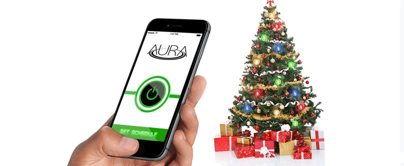 Draadloze lampjes voor in de kerstboom met Aura